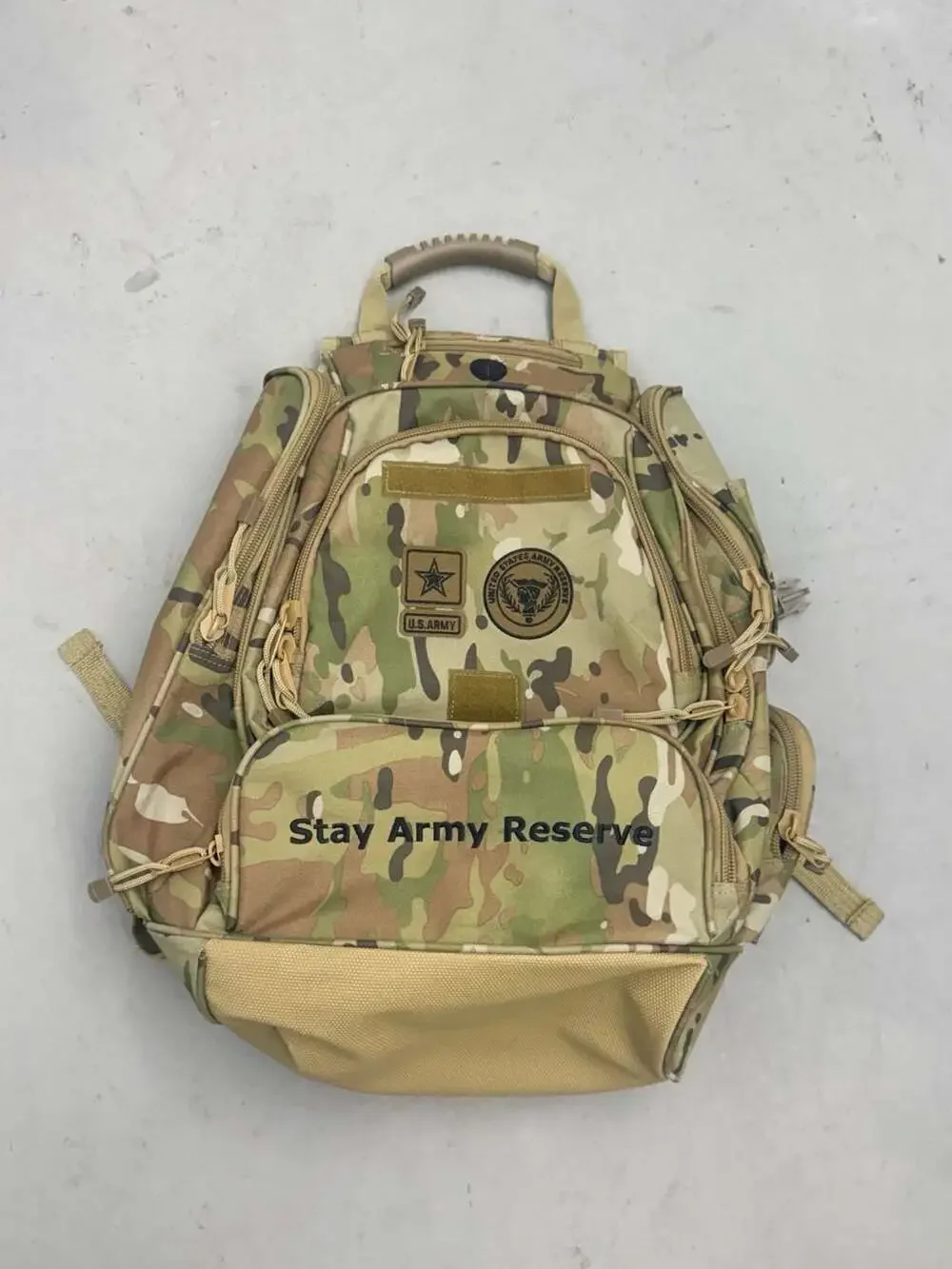 US Army Reserve OCP Multicam Tactical Backpack Stay Army Reserve Military Camo⁠